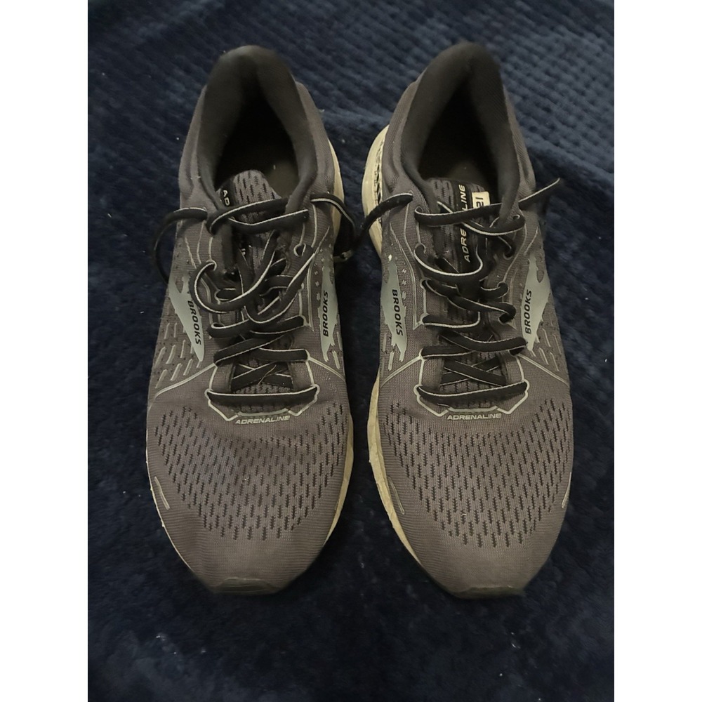 Brooks Adrenaline GTS 21 Men Size 11 Medium D Running Shoes Black Charcoal Gray